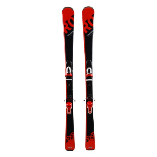 Ski occasion Rossignol Experience 75 Carbon noir rouge + fixations