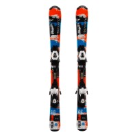 Tecno pro Pulse Team Junior Skiing black / orange + bindings