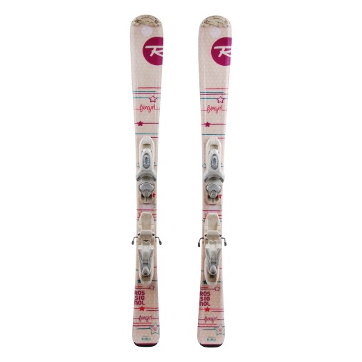  Sci junior Rossignol fun Ragazza multicolore 2a scelta + attacchi