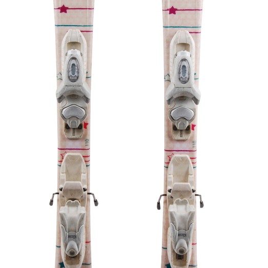  Junior ski Rossignol fun Girl multicolored 2ª elección + fijaciones