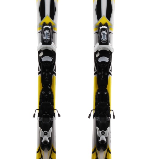  Rossignol Junior Pursuit Junior Ski gelb weiß + Bindungen