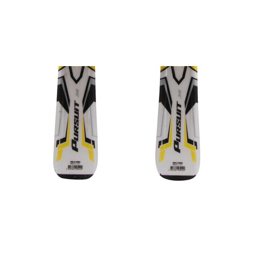  Rossignol Junior Pursuit Junior Ski gelb weiß + Bindungen