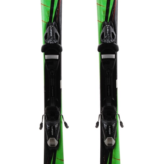  Used Junior ELAN RACE RC green 2nd choice + bindings