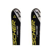 Sci junior Fischer RC4 Race Giallo / Nero + attacchi