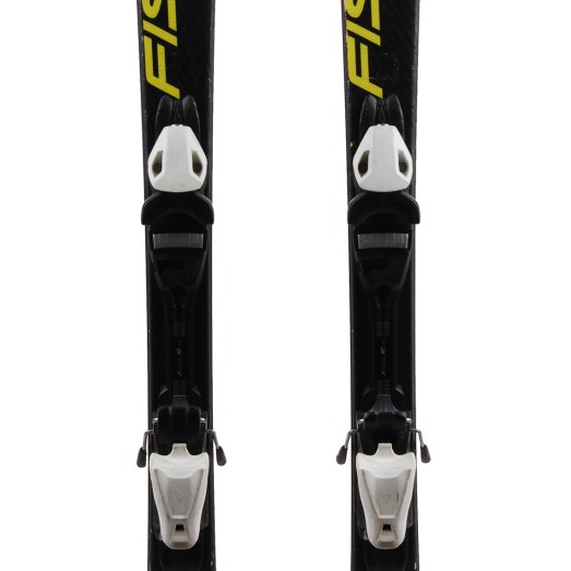  Sci junior Fischer RC4 Race Giallo / Nero + attacchi