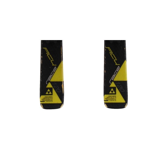  Sci junior Fischer RC4 Race Giallo / Nero + attacchi