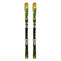  Junior Ski Völkl Racetiger SL Gelb Grün + Bindungen