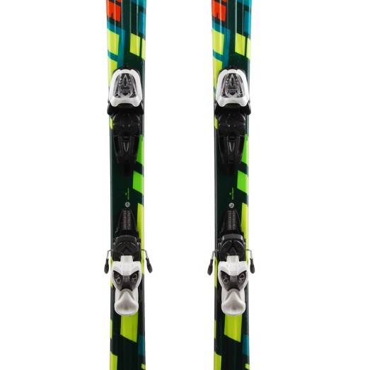  Junior Ski Volkl Racetiger SL Yellow Green + bindings