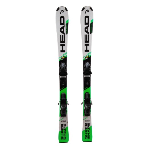  Ski Junior Head Supershape ERA 2.0 weiß / grün / schwarz + Bindungen