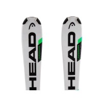  Ski Junior Head Supershape ERA 2.0 weiß / grün / schwarz + Bindungen