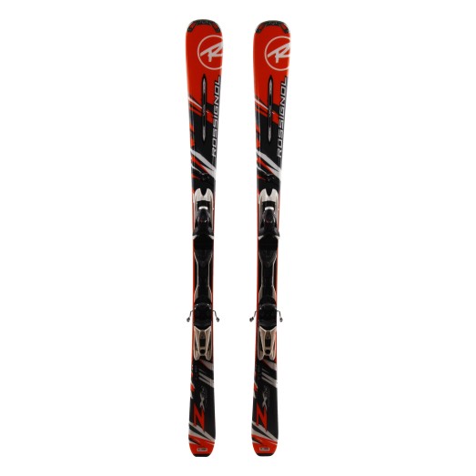  Rossignol Zenith ZX 3D Carbon Ski Gray orange + bindings