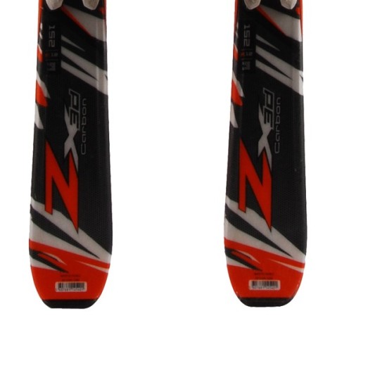  Rossignol Zenith ZX 3D Carbon Ski Gray orange + bindings