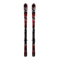  Junior Ski Salomon Qmax Jr Red + Bindings
