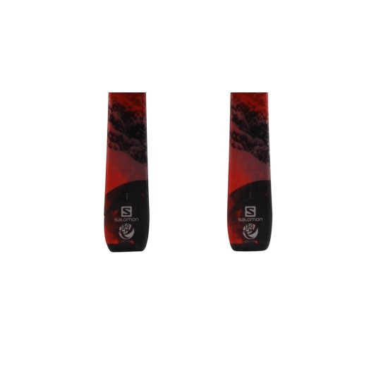  Junior Sci Salomon Qmax Jr Rosso + attacchi