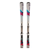  Esquí Rossignol Unique L rosa blanca + fijaciones