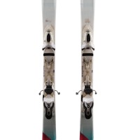  Esquí Rossignol Unique L rosa blanca + fijaciones