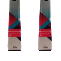  Esquí Rossignol Unique L rosa blanca + fijaciones