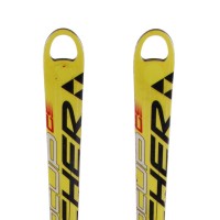  Junior Ski Fischer RC4 Worldcup GS Amarilla / Negro + fijaciones