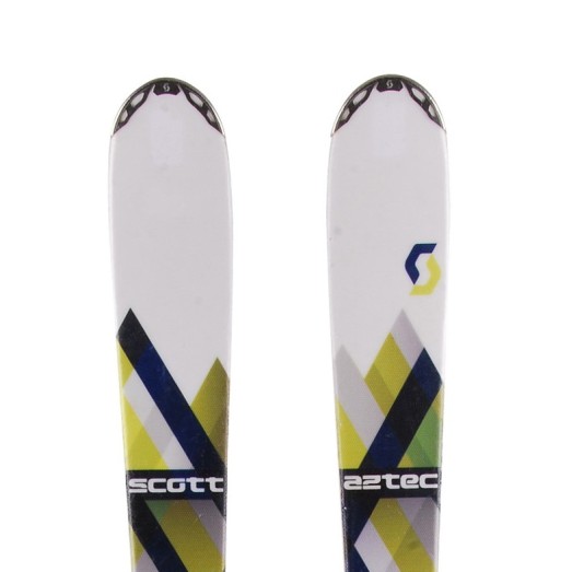  esquí Scott Aztec azul verde + fijaciones