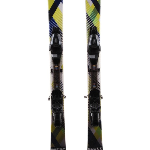  Ski Scott Aztec blau grün + Bindungen