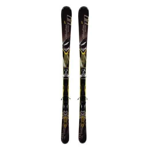  Gebrauchte Ski Wedze Xlander 80 grau gelb + Bindungen