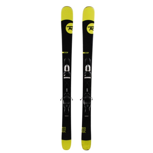  Ski Rossignol Smash 7 schwarz / gelb + Bindungen