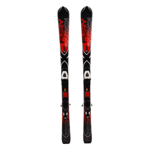  Junior Ski Salomon X Wing Fury schwarz / rot + Bindung