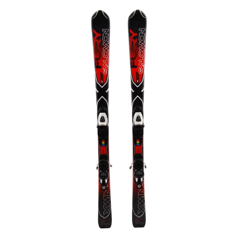  Junior Ski Salomon X Wing Fury schwarz / rot + Bindung