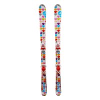  Junior ski Roxy heart multicolor 2nd choice + fijaciones