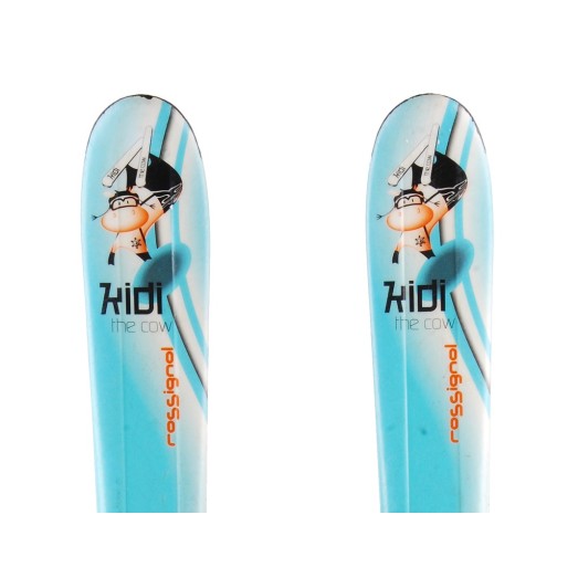  Junior Rossignol Kidi die Kuh blau + Bindungen