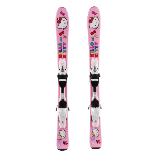  Junior Ski Hello Kitty Rose + Bindings