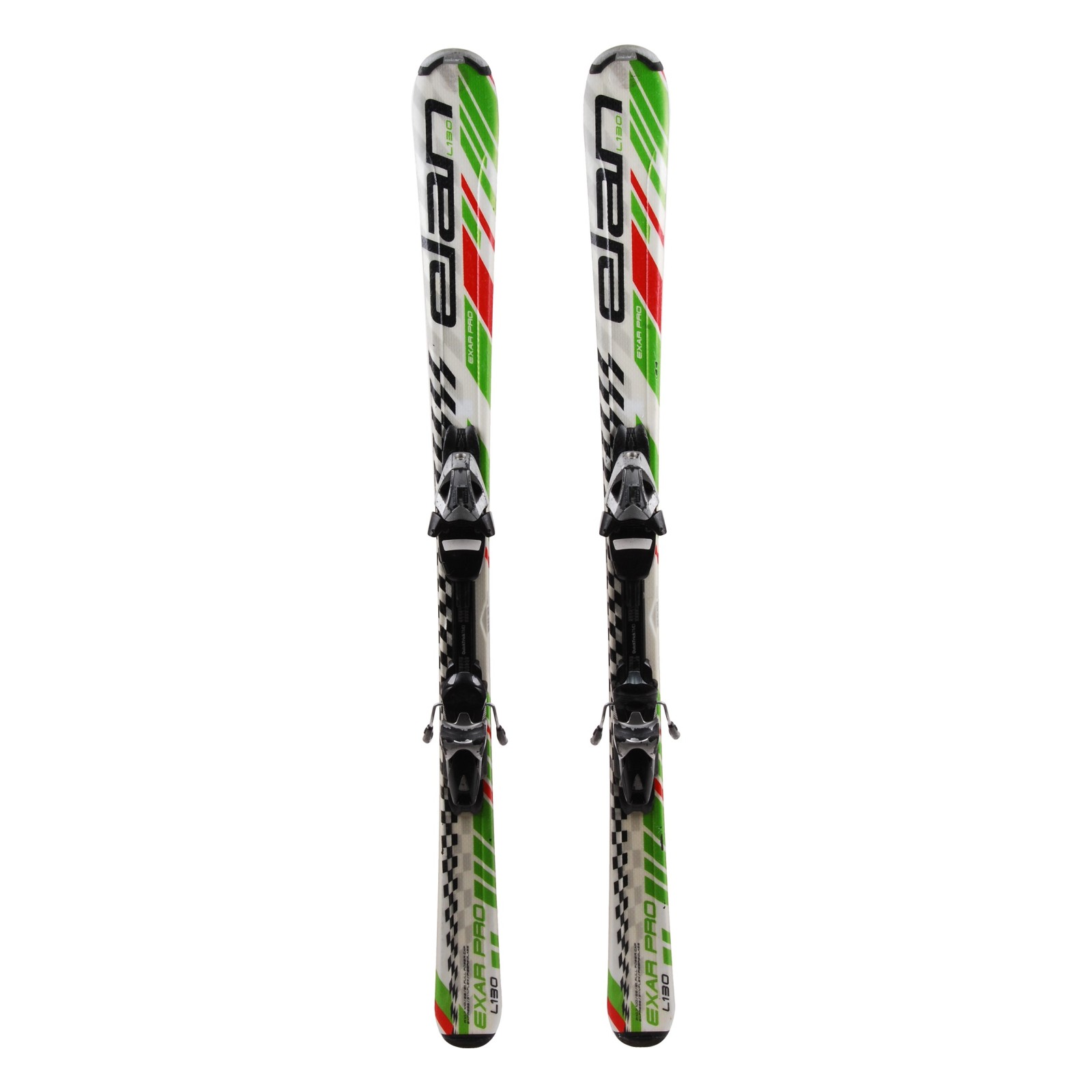 Ski Elan EXAR PRO Black/Green - Junior - Occasion En Bon état