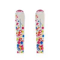 Ski occasion junior Tecno pro Sweety rond Qualité A + fixations