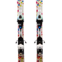 Ski occasion junior Tecno pro Sweety rond Qualité A + fixations