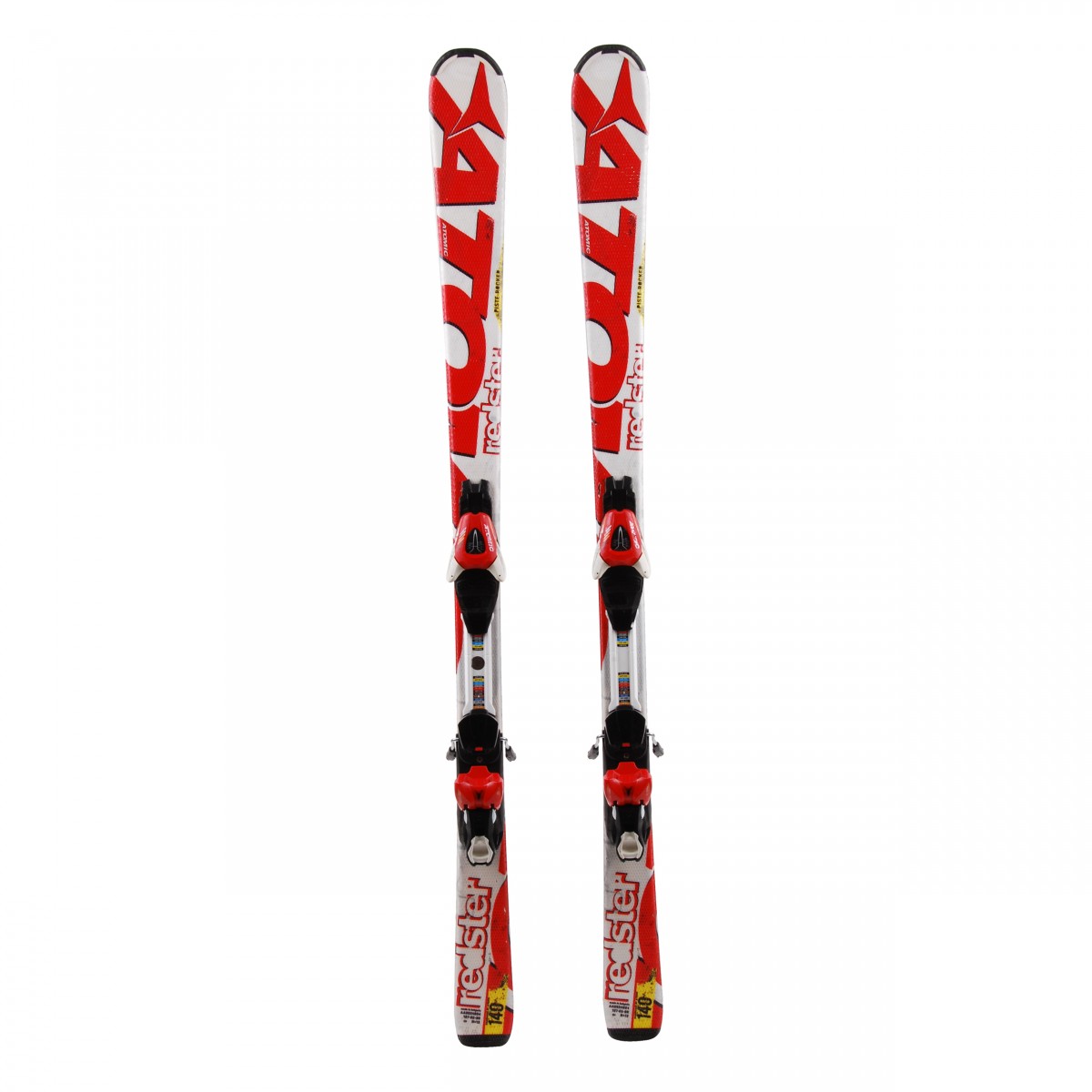 Aluminium Redster JR Red//Black Atomic Kids 1 Pair of Ski Poles 90 cm
