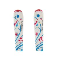 Esquís + fijaciones usados Tecnopro Sweety junior