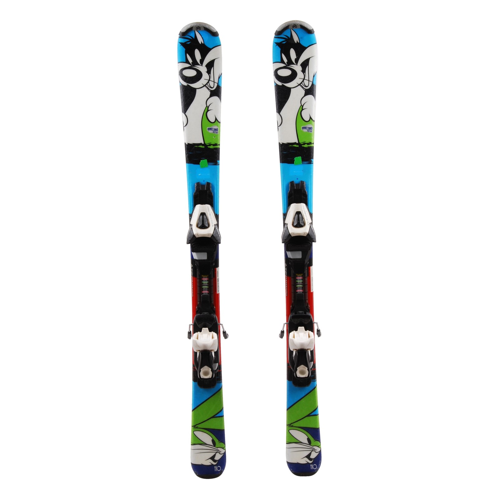 Skis Alpins Elan Scoop Stuf Junior – Bleu – 81-90 Cm – Avec Fixations
