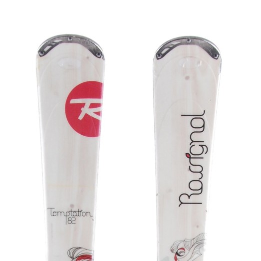 Ski occasion Rossignol Temptation 82 + fixations Qualité A