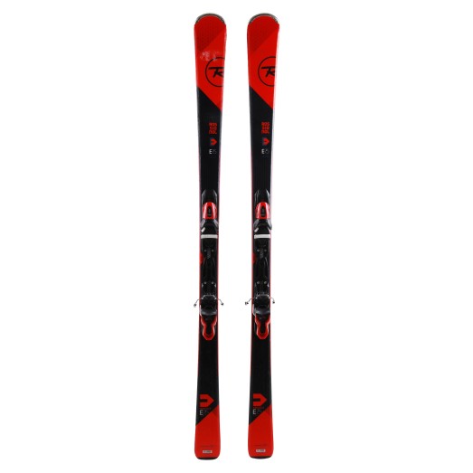 Ski occasion Rossignol Experience 75 Carbon noir rouge + fixations