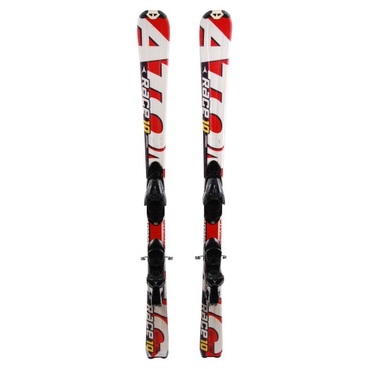  Junior ski Atomic race 7/8/9/10 Red / White + bindings