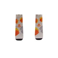  Ski Salomon Sun weiß orange + Bindungen