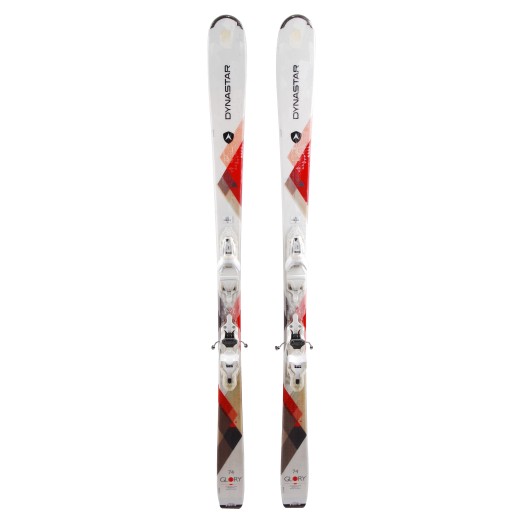  Used ski Dynastar GLORY 84 black and red + bindings