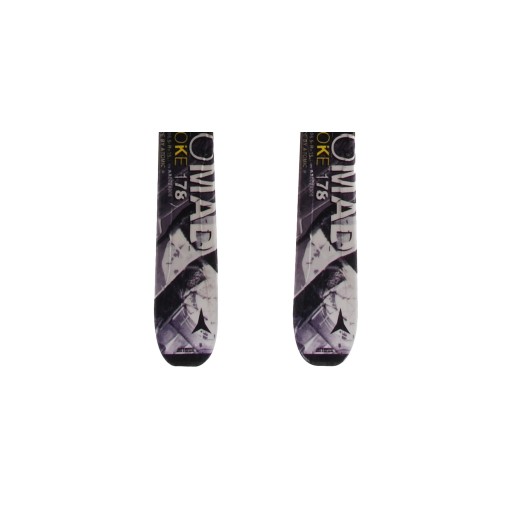 Ski used Atomic Nomad Smoke yellow gray + bindings