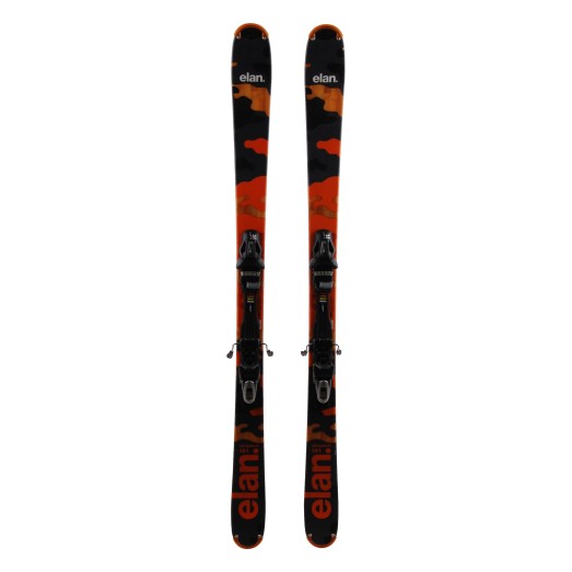  Used ski Elan Sling Shot brown + bindings