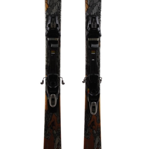  Gebrauchter Ski Elan Sling Shot braun + Bindungen