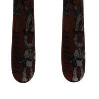  Used ski Elan Sling Shot brown + bindings