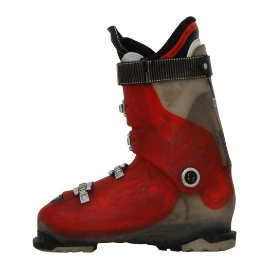 Gebrauchter Skischuh Salomon Xpro 110 schwarz weiß