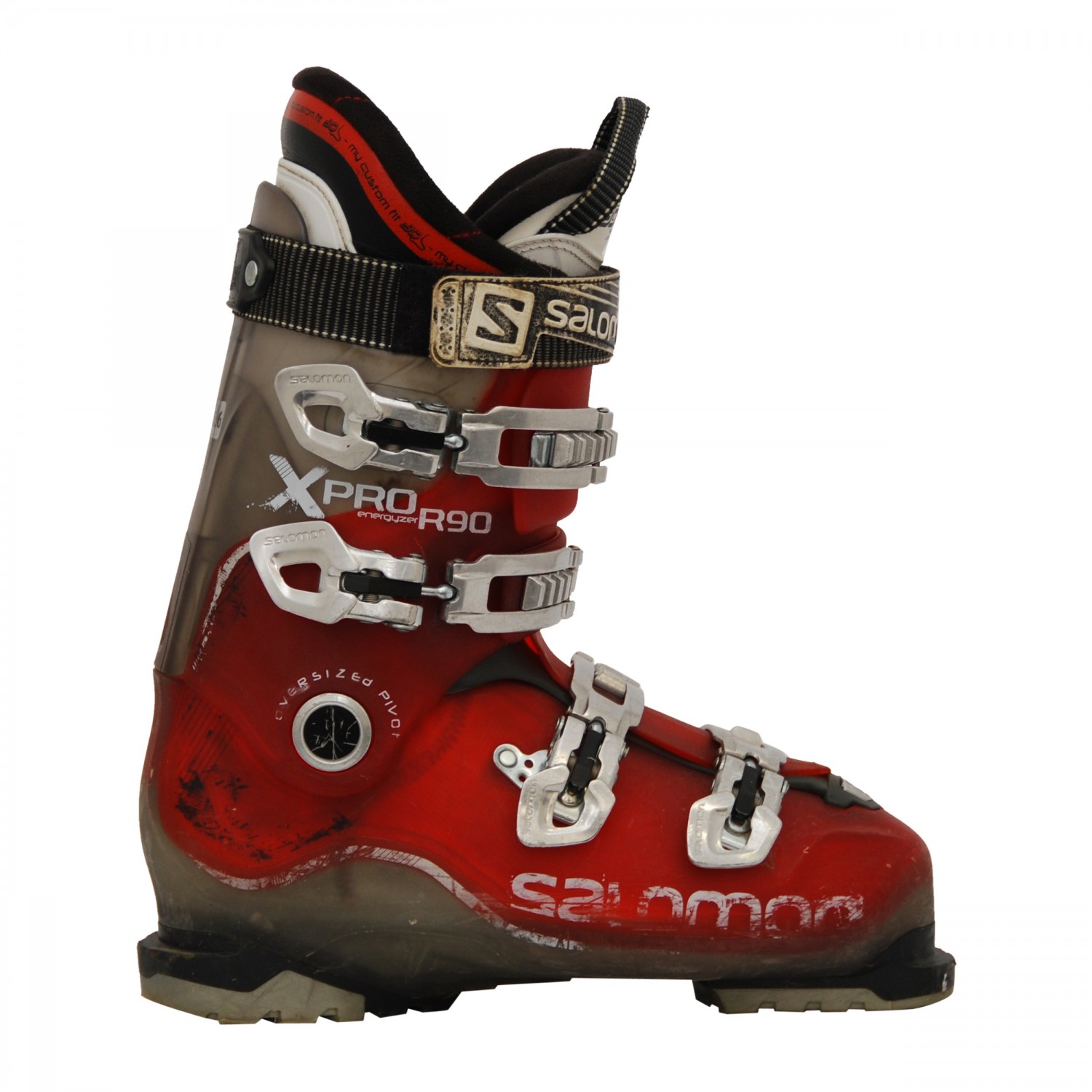 huichelarij Sportman Onderhoud Salomon Xpro R90 red used ski shoe