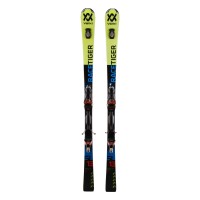  Gebrauchte Ski Volkl Racetiger Speedwall SL gelb + Bindungen