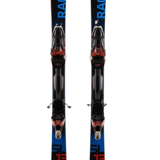  Esquís usados Volkl Racetiger Speedwall SL amarillos + fijaciones